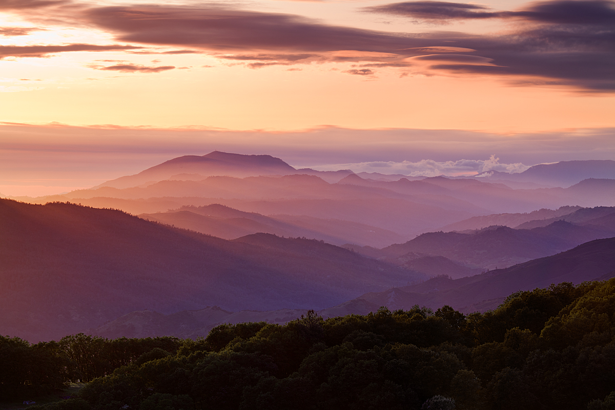 Evening Time:  Blue Ridge, CA