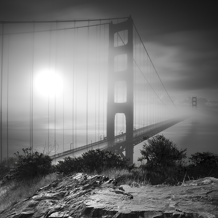 Golden Gate Fog:  Marin Headlands, CA