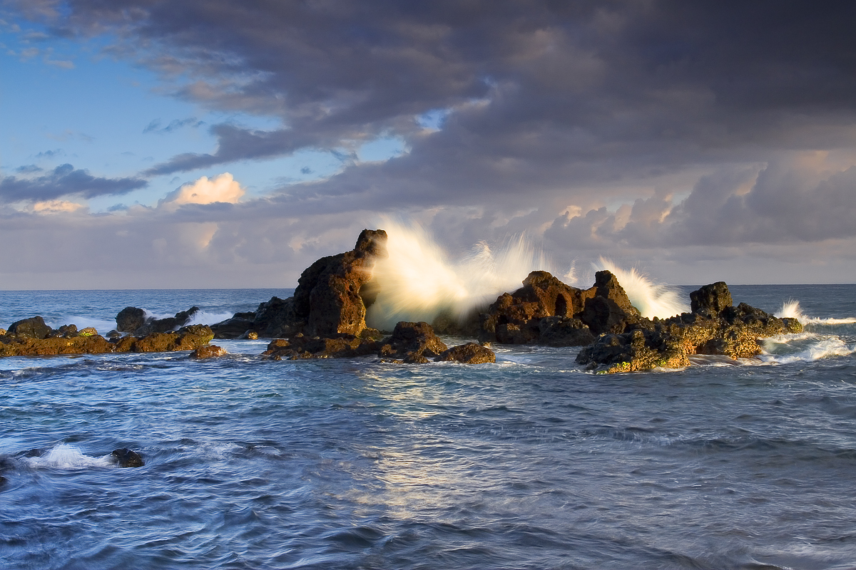 Ho'okipa Beach Rockpile, Maui, HI
